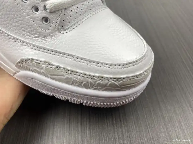 'Triple Air Jordan PS 429487-111 3 Retro White' 0613